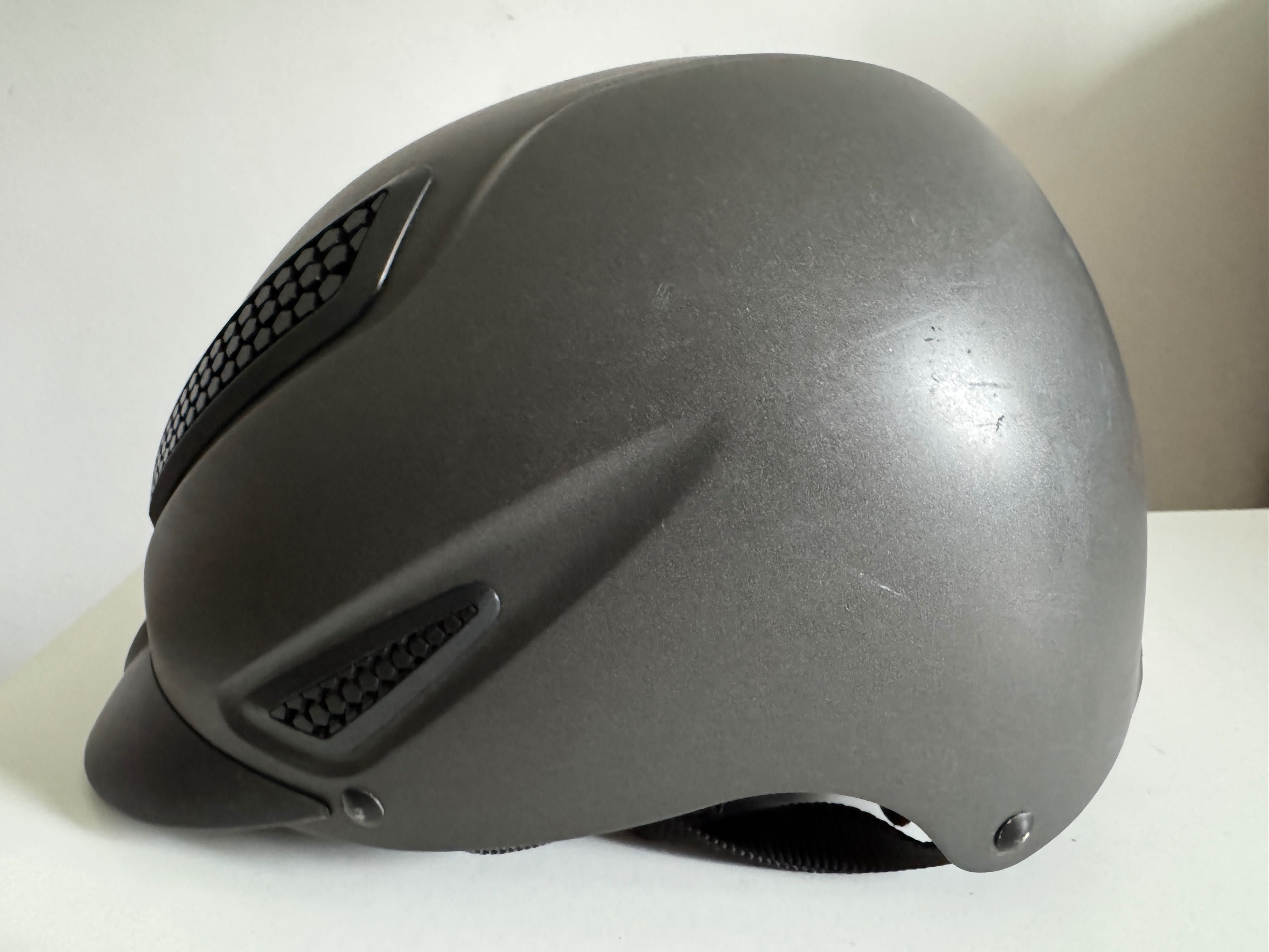 Kask jeździecki Uvex Perfexxion II Anthracite Mat Rozmiar 55-58 cm