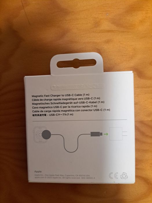 Cabo de carregamento magnético rápido para Apple Watch para USB‑C 1 m