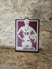 Quadro Desporto Futebol Feminino personalizado