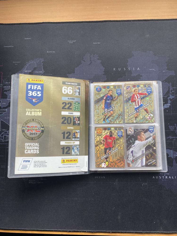 Karty piłkarskie fifa 365 Panini
