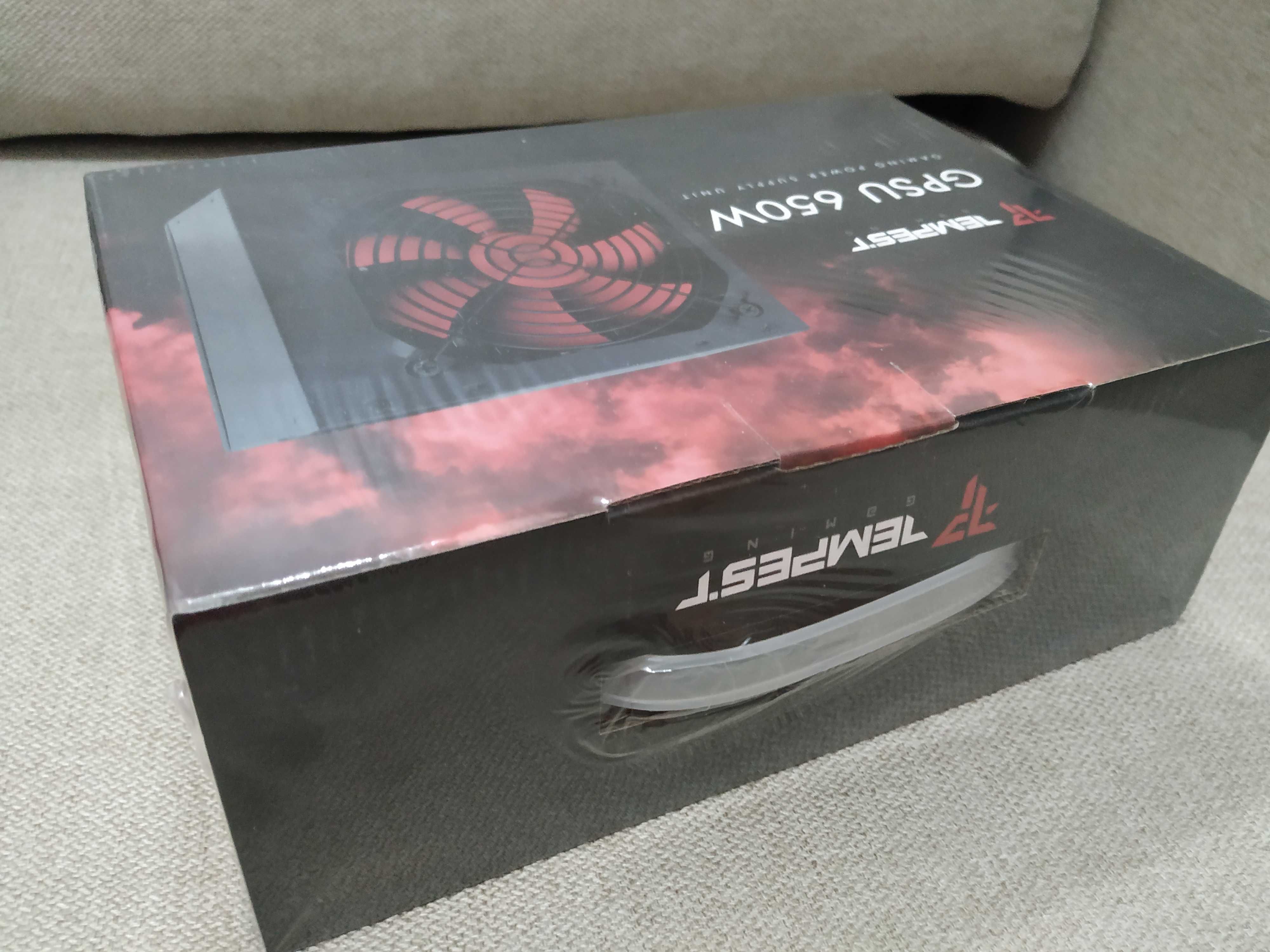 Fonte de Alimentação - Tempest Gaming GPSU 650W - NOVA e Selada