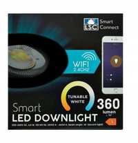 Oczko podtynkowe LSC Smart Connect 4,8 W 360 lumenów Czarne