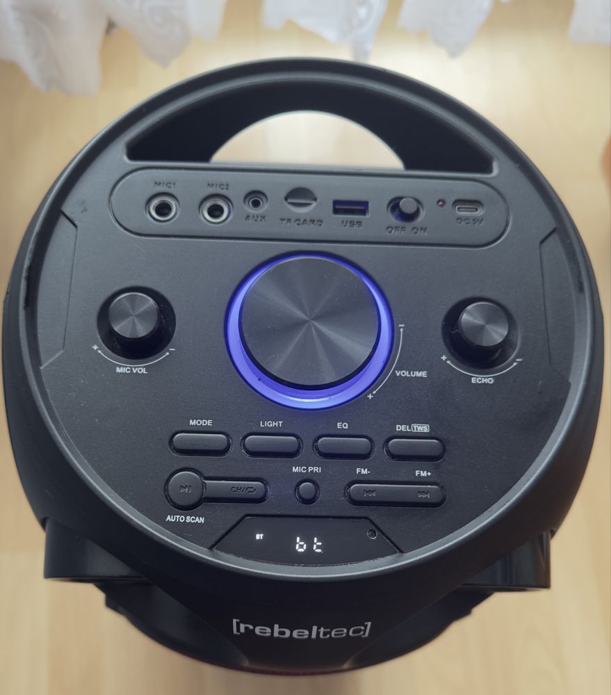 Głośnik Bluetooth REBELTEC SoundBox 630 Radio FM Czarny