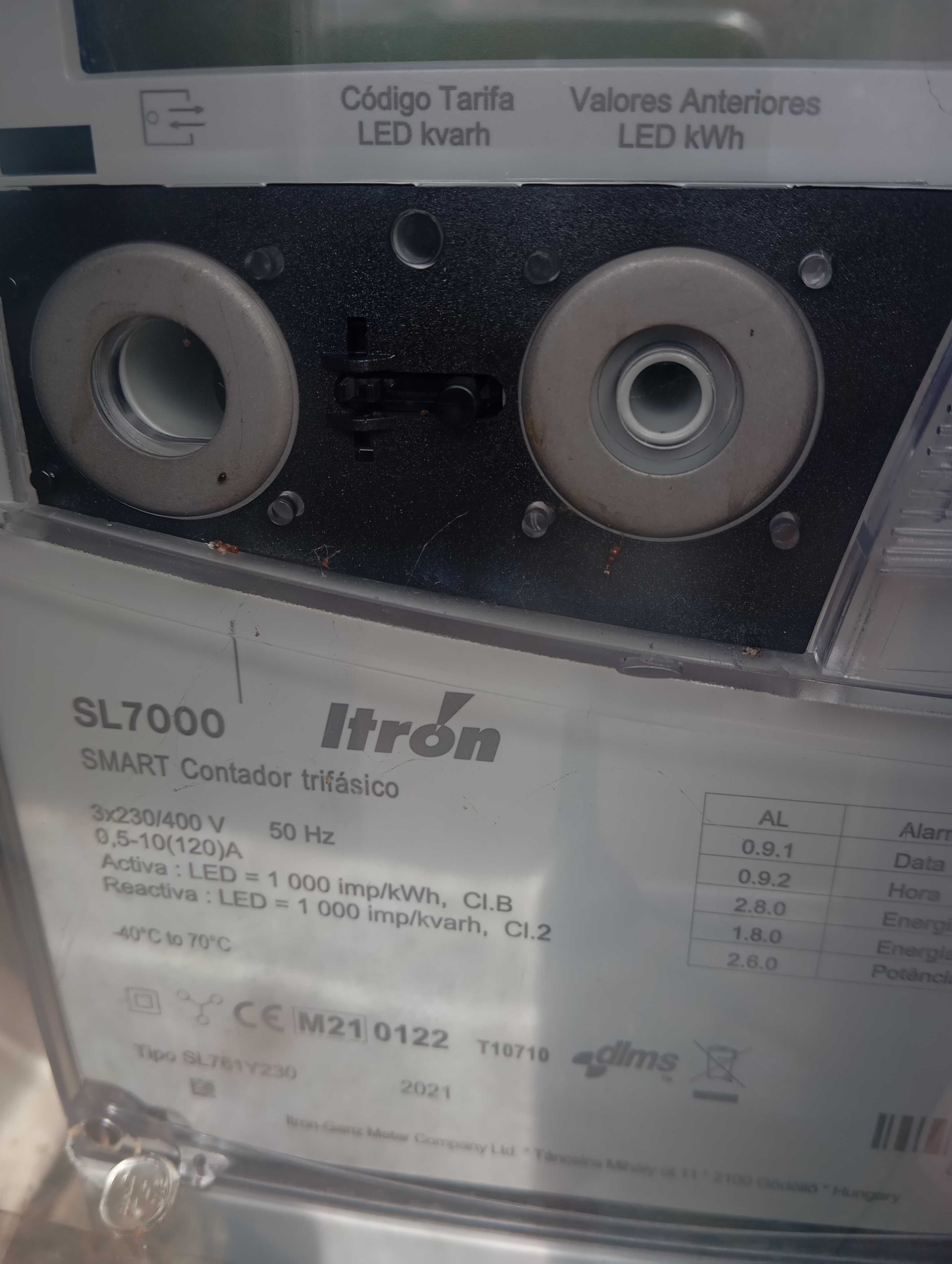 Contador Itrón SL7000 SMART trifásico leitura directa - Tipo SL761Y230