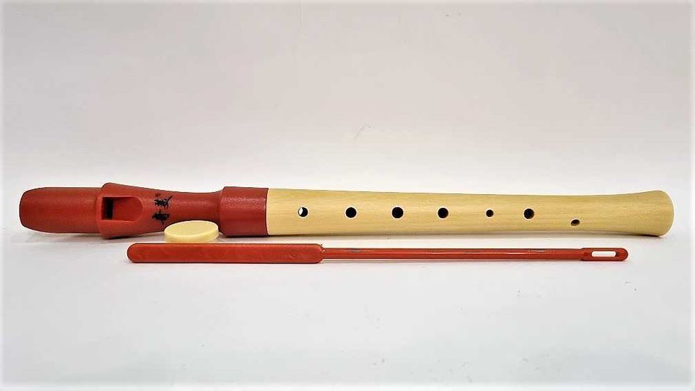 Flet prosty drewniany sopranowy QM8A-28G-Red muzyczniak