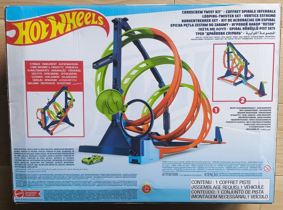 Hot Wherls Tor Wyścigowy potrójna pętla 1 auto