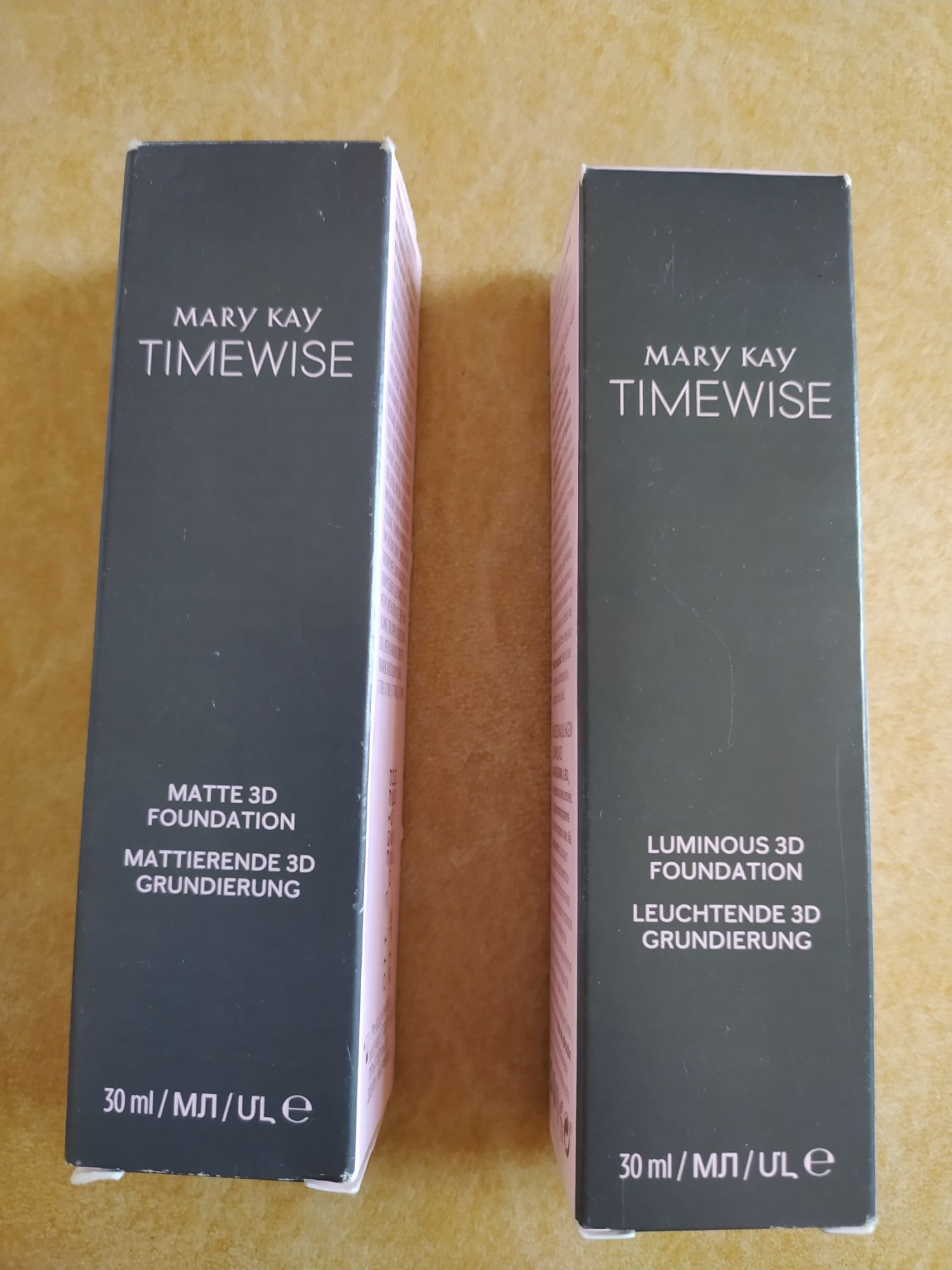 Bases de maquilhagem nova linha mary kay