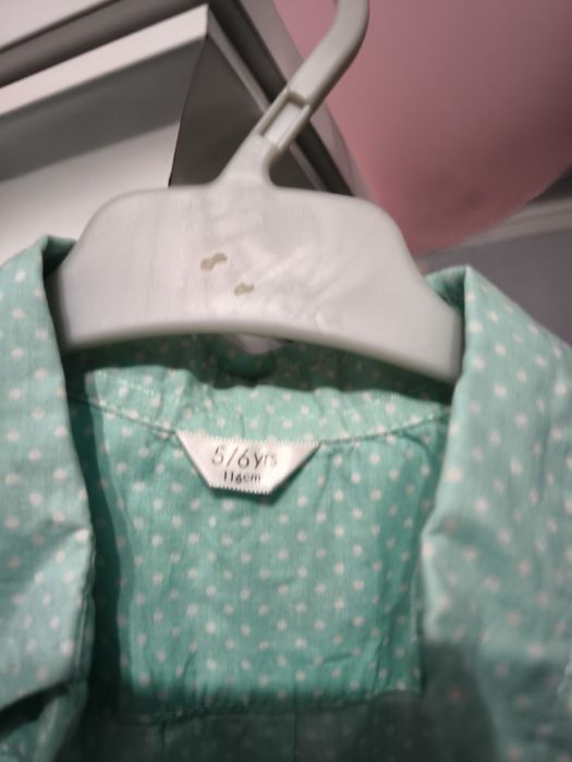 Koszula dziewczęca z długim rękawem r. 116