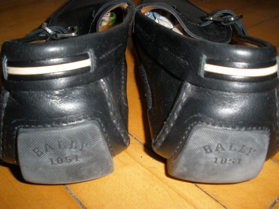 BALLY mokasyny werner czarne rozm. 42.5