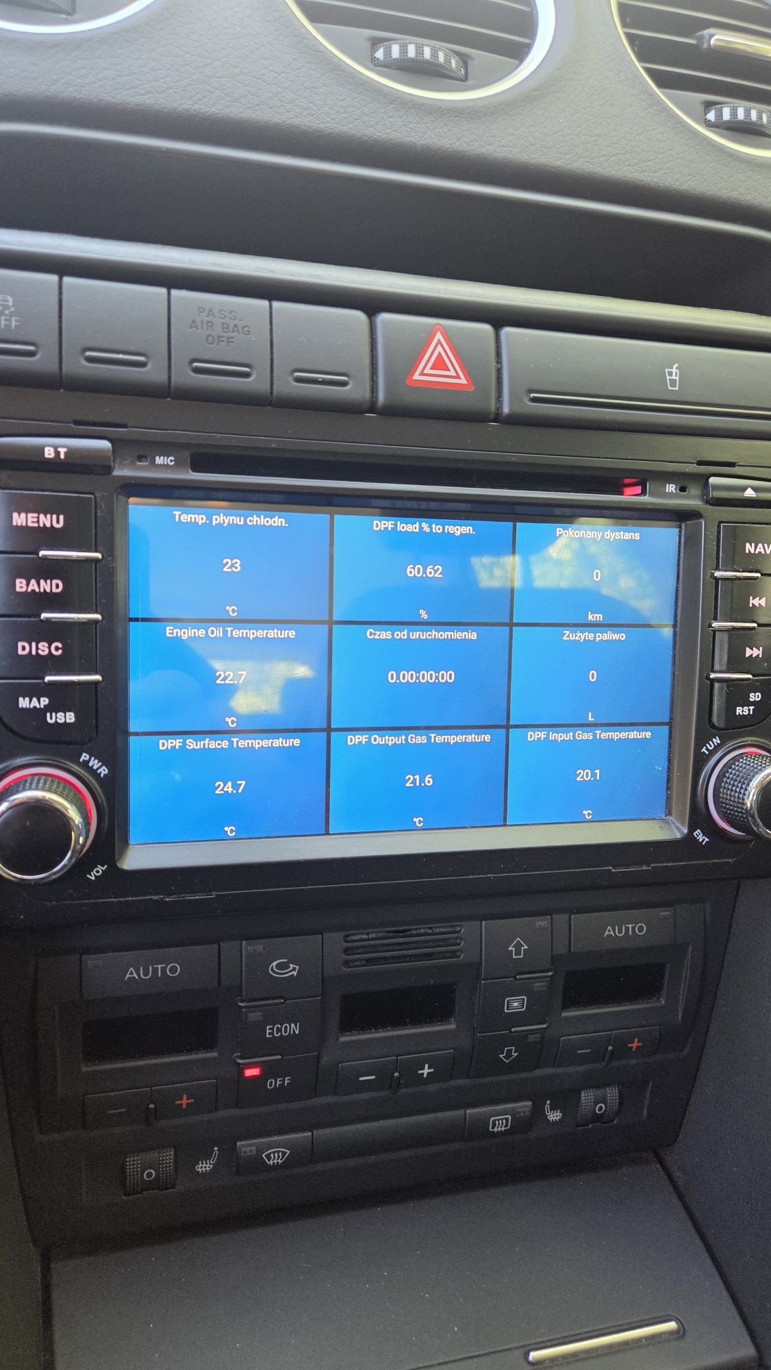 Radio carplay android seat exeo, audi a4b7, golf 5, 2din.
