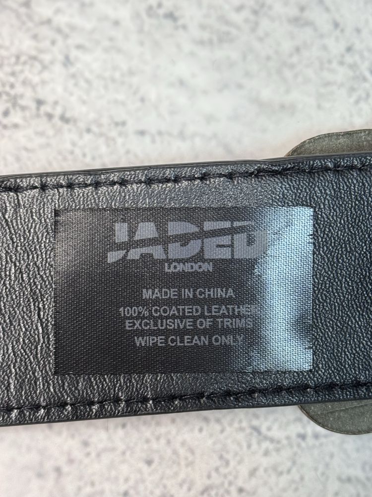 Ремінь Ремень Jaded London Emblem Leather Belt Пояс sk8 y2k opium