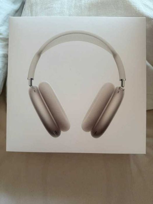 Słuchawki Bluetooth nauszne ANC- apple_airpods max Starlight