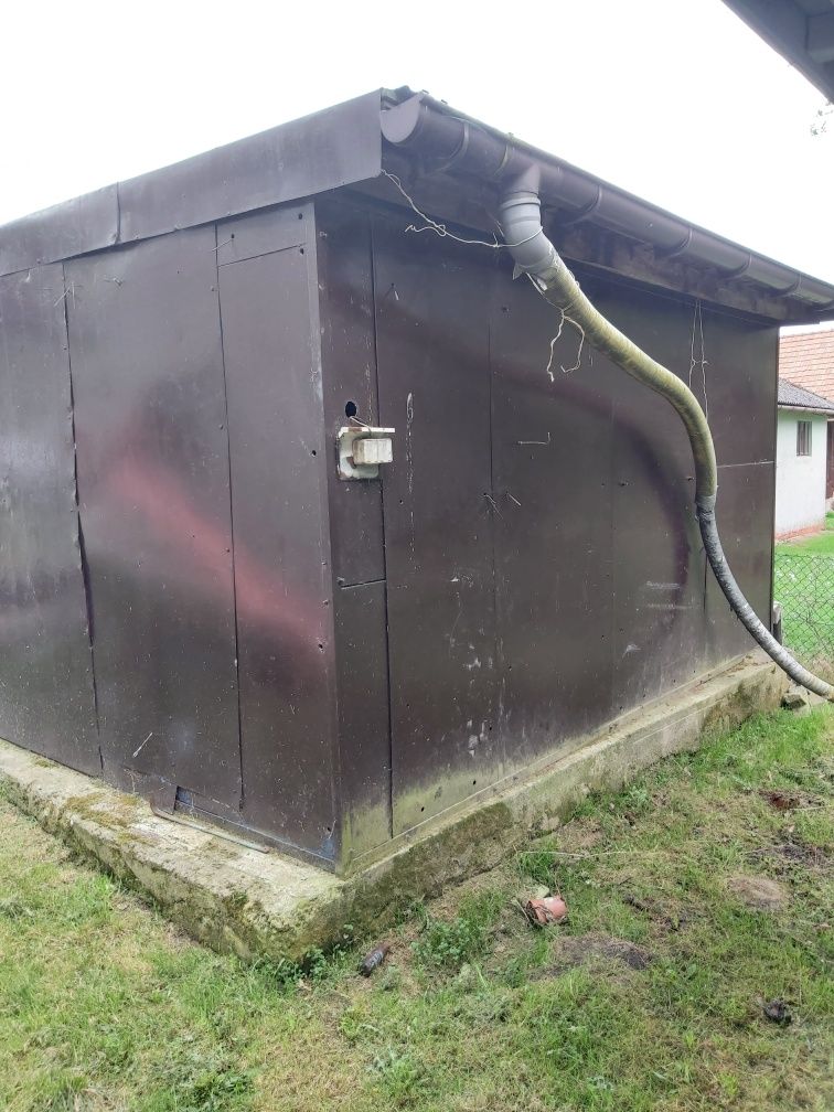 Garaż blaszany, blaszak solidny 4x7m