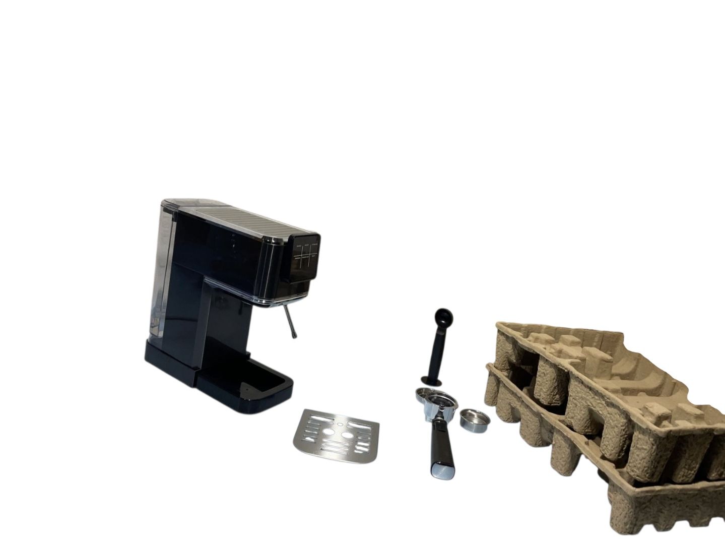 Нова !Klarstein SteelPresso Touch Slim 20 Bar