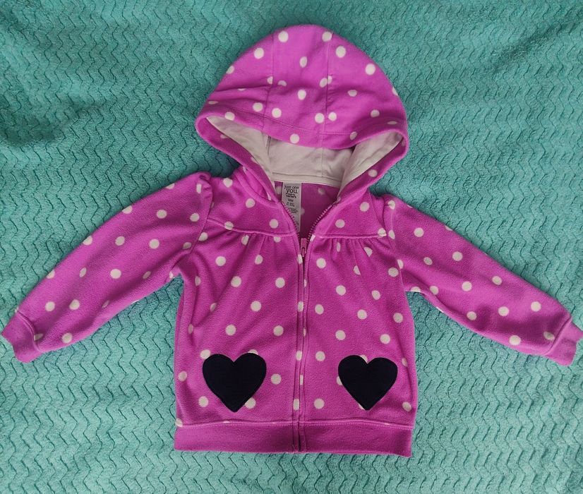 Bluza rozpinana dziewczęca 86