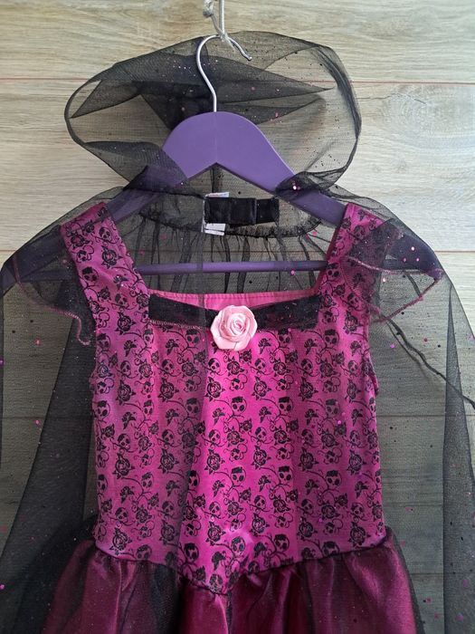 Резерв платье ведьмочки волшебницы хеллоуин 7-8л костюм хеллоуин