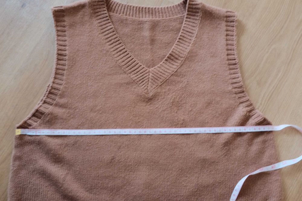 Colete em Malha SHEIN Caramelo S-M (38–42)