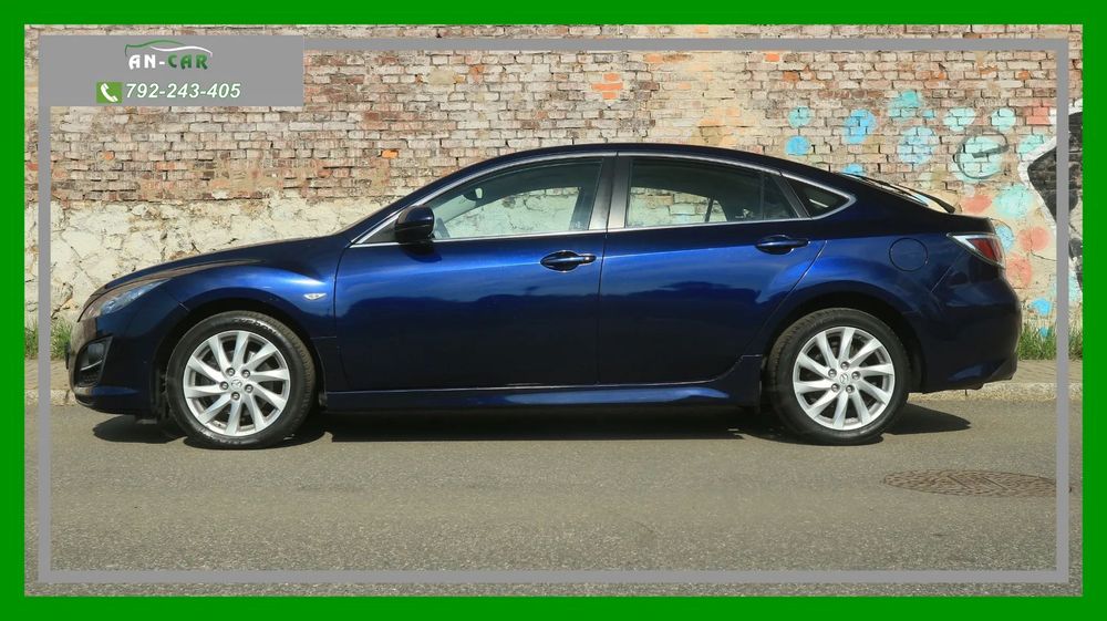 Mazda 6 -AUTOMAT-Skóra-Nawigacja-Grzane Fotele-RVM -Tempomat-DCS