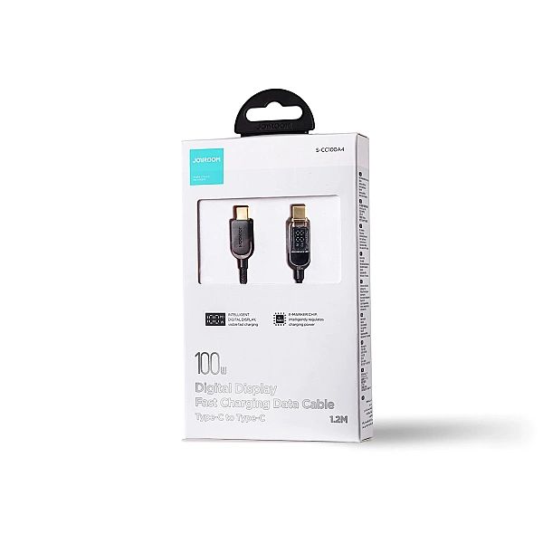 Kabel Joyroom S-CC100A4 USB-C - USB-C 100W 480Mb/s 1,2m - czarny