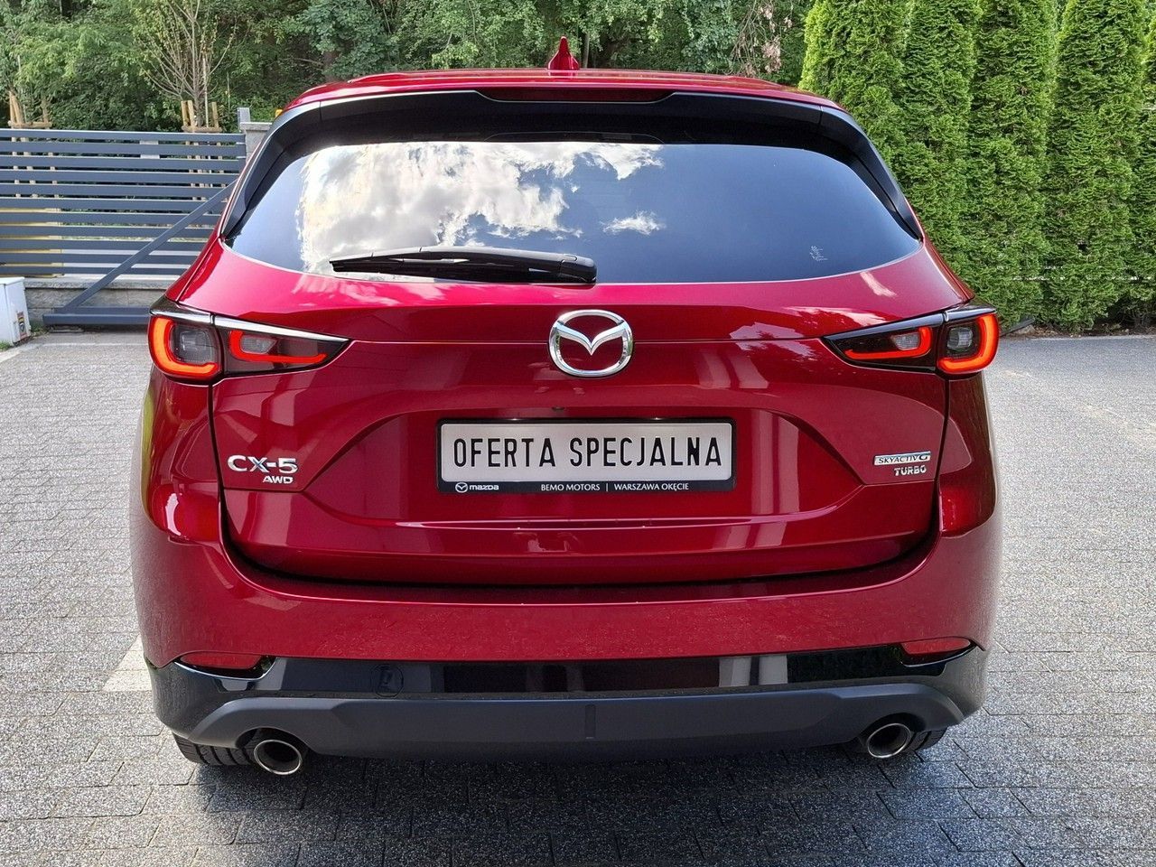 Mazda CX-5 2,5 T, 227 KM, Skóry, Pamięci, kamera, radar, wentyl. fotele, szyber