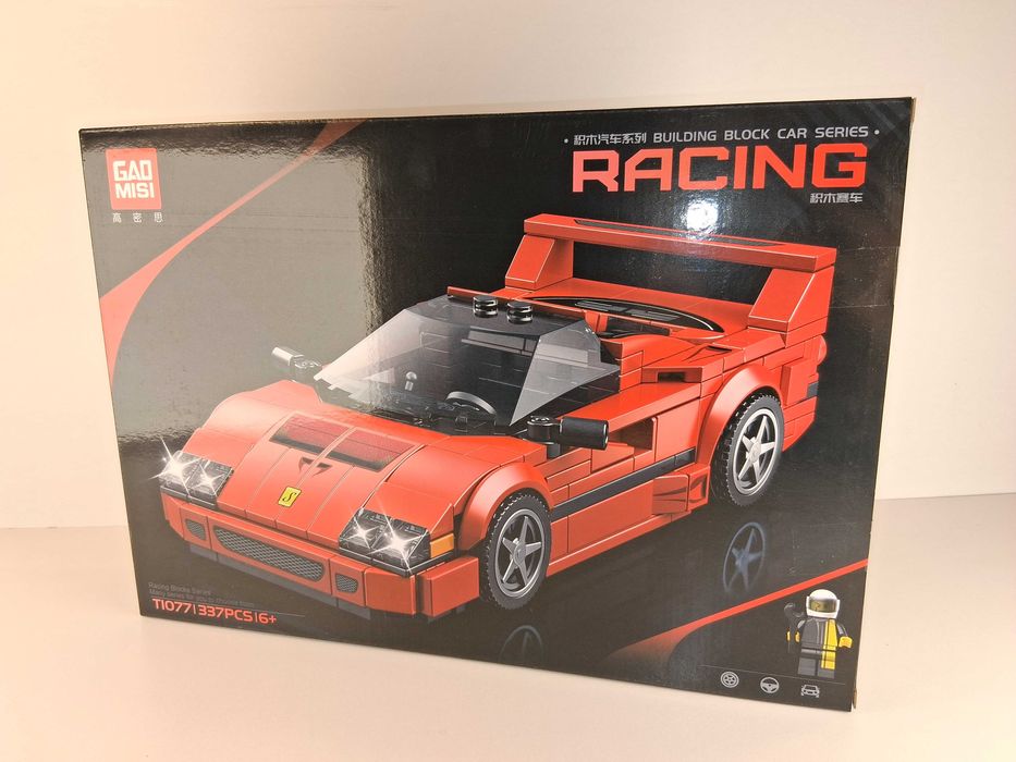 Z079 Klocki Samochód Sportowy Ferrari F40 w Stylu LEGO Speed Champions