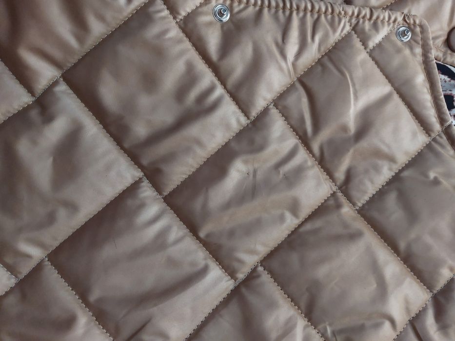 Włoska kurtka lekka pikowana uniwersalny 44 46 panterka italy