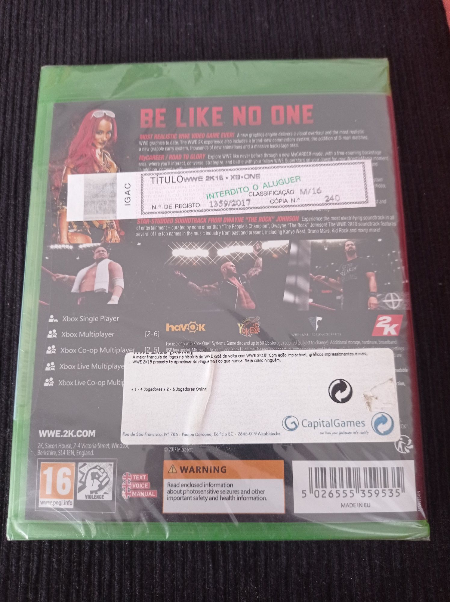 Xbox One W2k18 - Novo