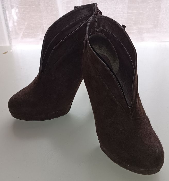 Botins senhora castanho 37