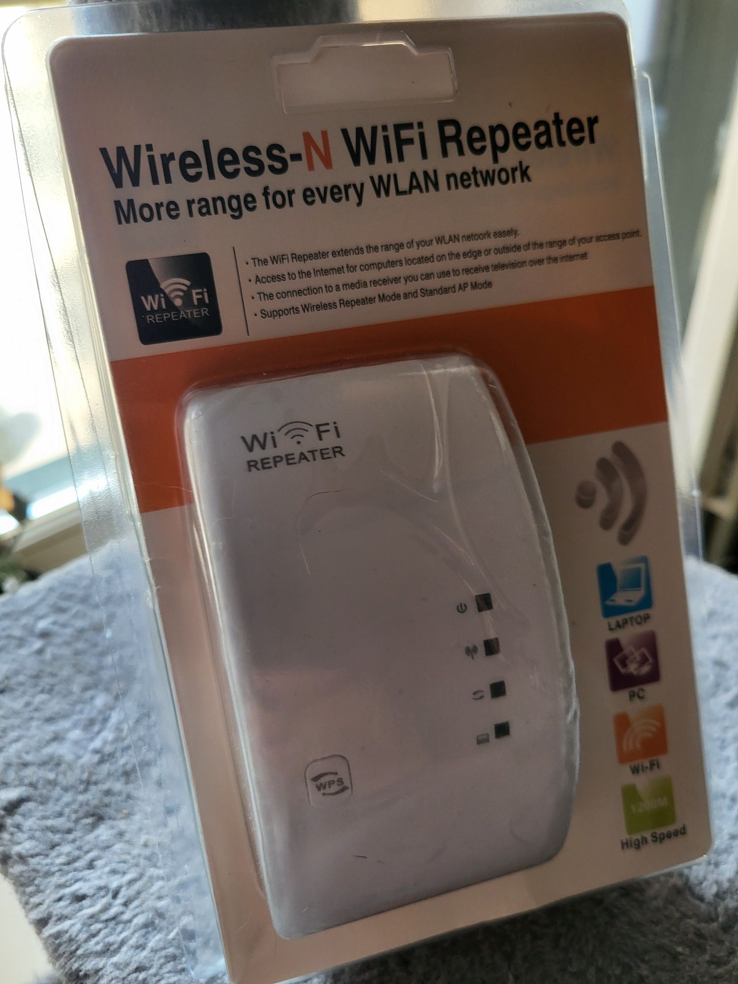 Bezprzewodowy wzmacniacz Wi - Fi