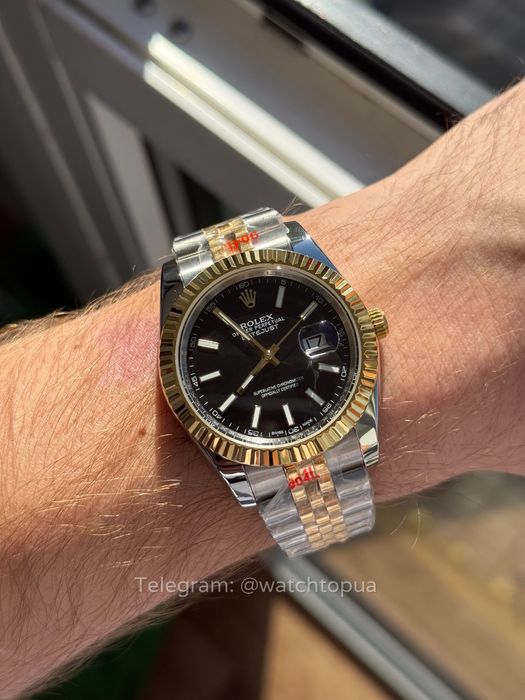 Годинник Rolex Datejust Silver Gold