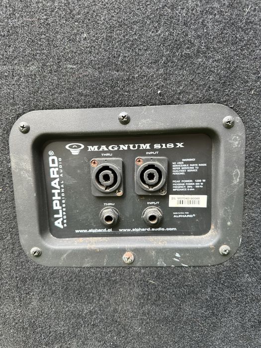 Sprzet estradowy Kolumna HK Audio Subwoofer Alphard Magnum Wzmacniacz