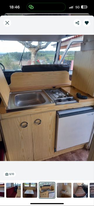 Fiat 242 18d trabalha bem autocaravana