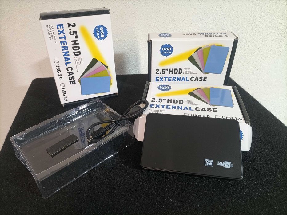 Caixa Externa Para Discos HDD-SSD 2,5"/ Novo