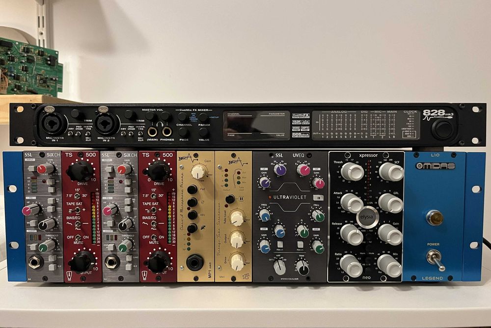 Moduły seria 500 – studio nagrań