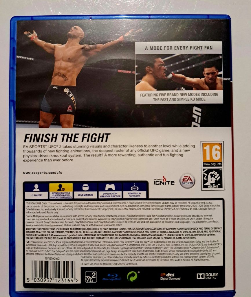 Gra na PS4 UFC 2 szybka wysyłka