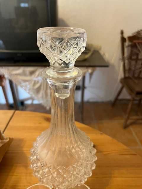 Garrafa licor com 6 copos