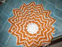 conjunto de 3 naperons crochet dos anos 60