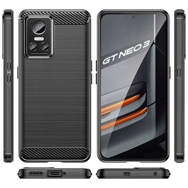 Etui Tpucarbon Braders do Realme GT Neo 3 Black