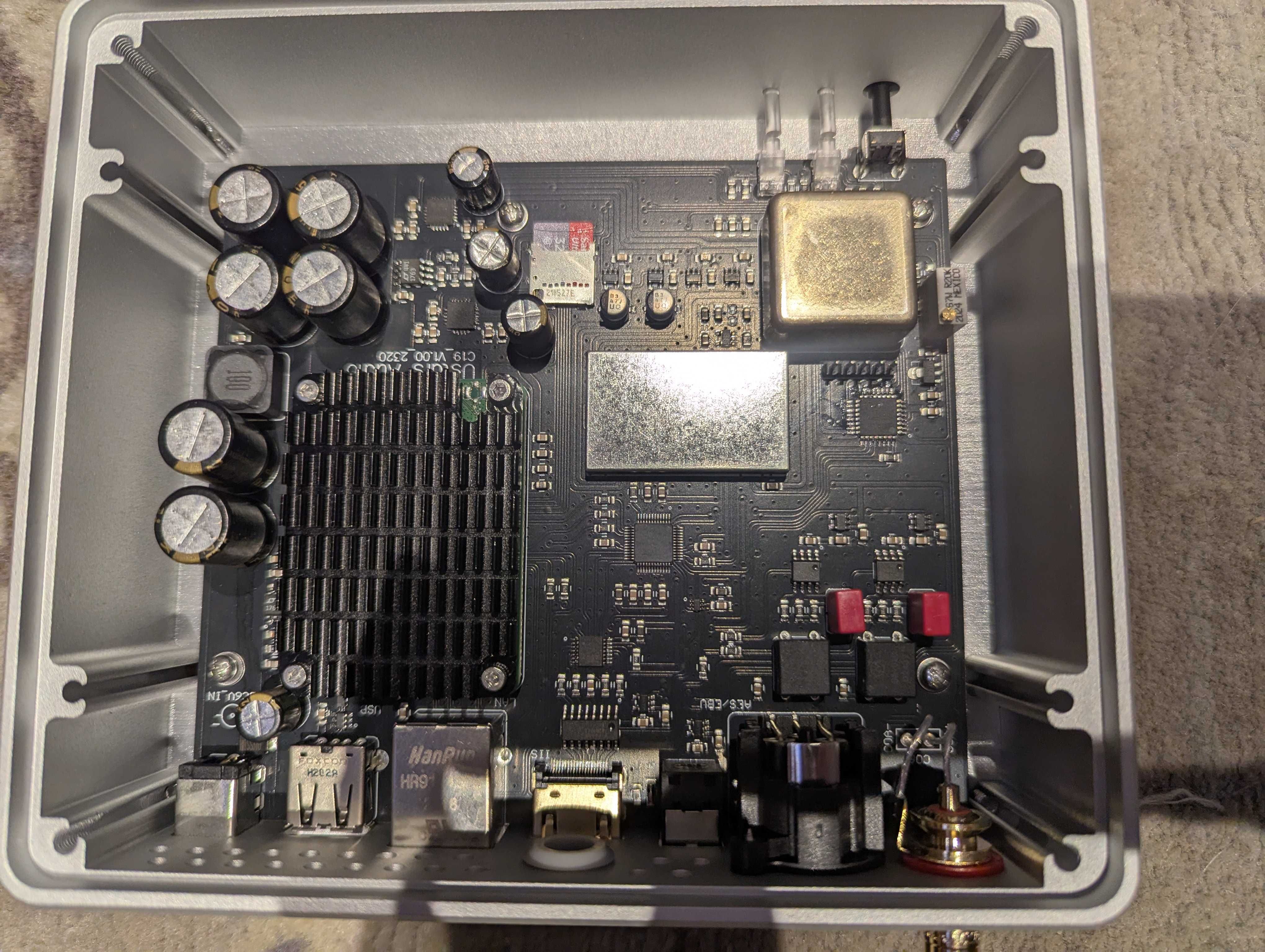 Ustars C19 z wbudowanym zegarem streamer audio, Tidal Qobuz