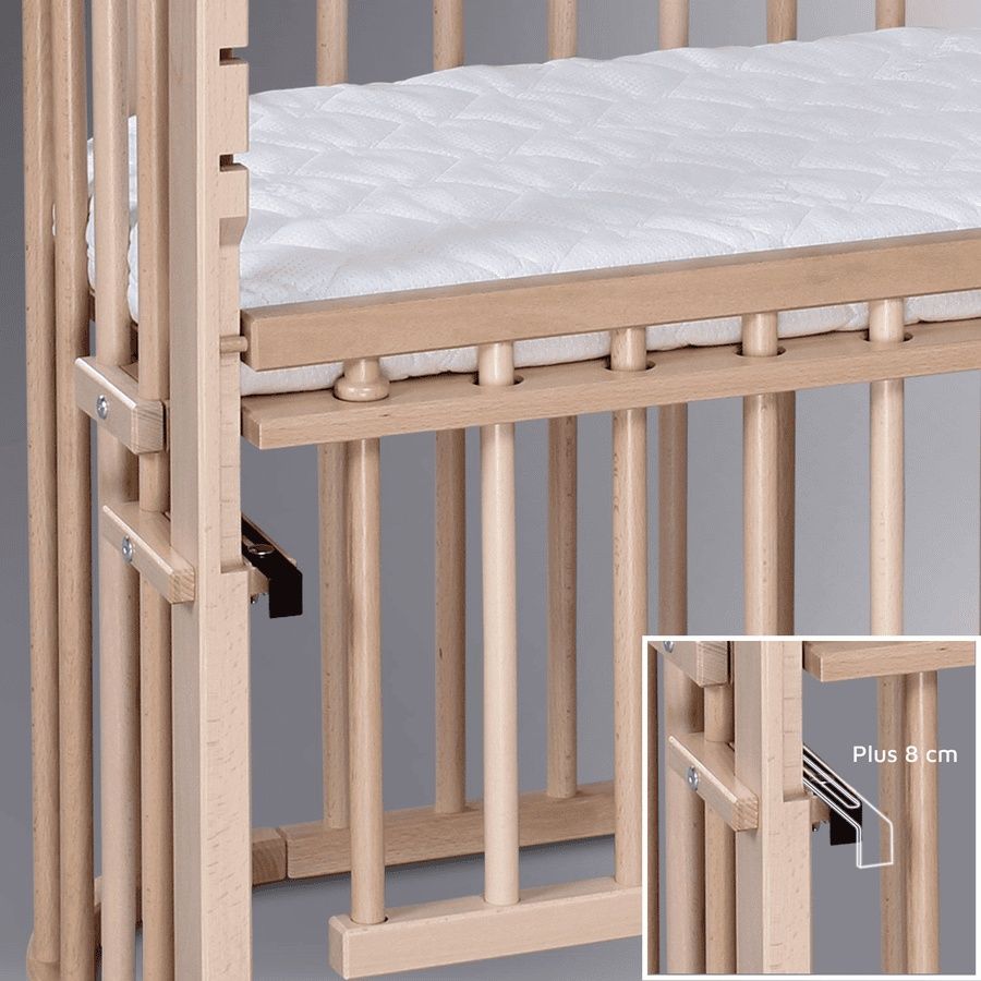 Babybay łóżko drewniane dostawne