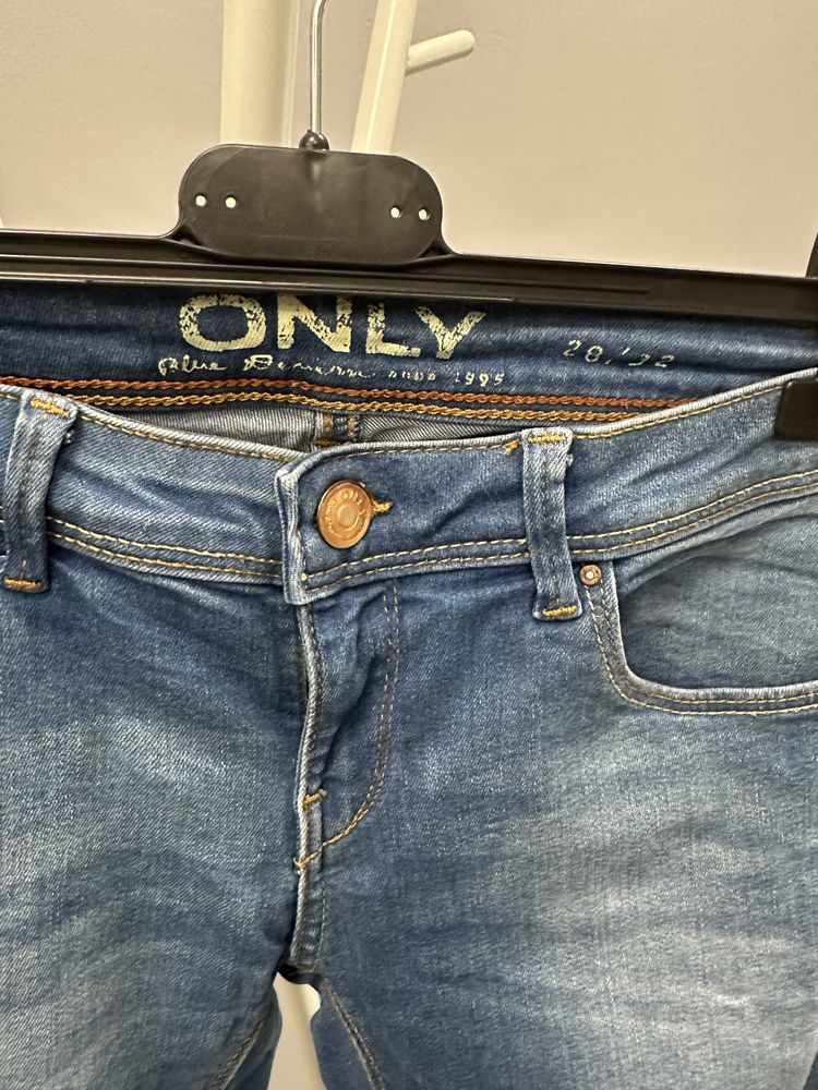 Jeansy Only Blue Denim niebieskie rozmiar 28/32