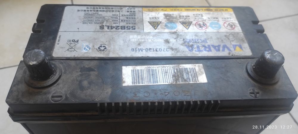 Аккумулятор автомобильный б.у. 12 B, 45 А·ч, пусковой 410A