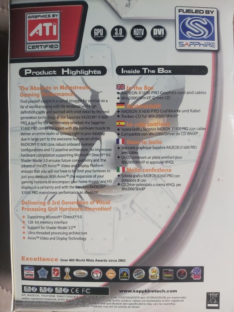 Karta graficzna ATI RADEON X1600 PRO(VPU)