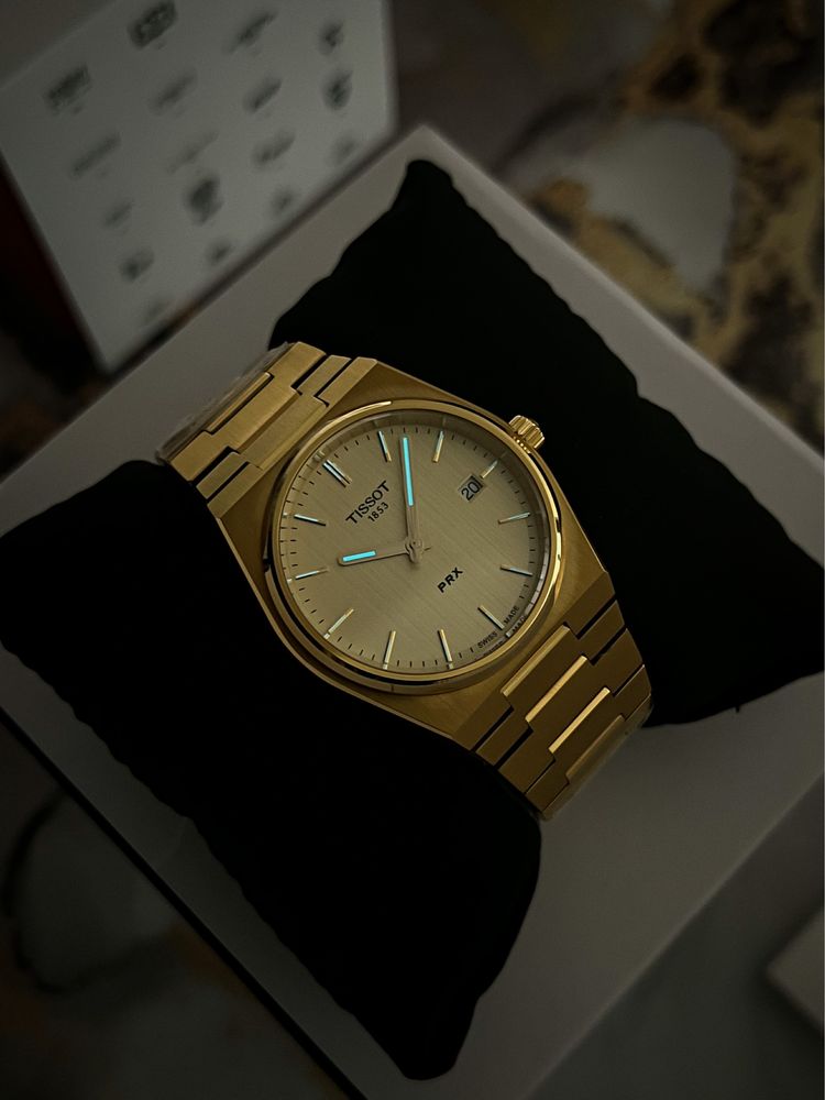 Tissot PRX 2022 Quartz Gold T137.410.33.021.00