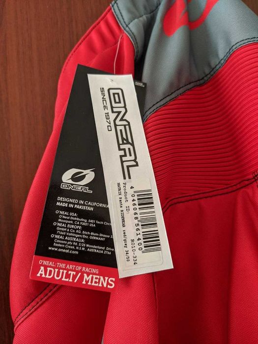 Кроссовые, эндуро штаны Oneal Matrix Ridewear