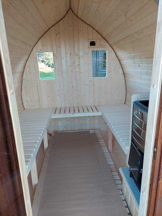 Sauna Ogrodowa Beczka Ruska Bania 3m