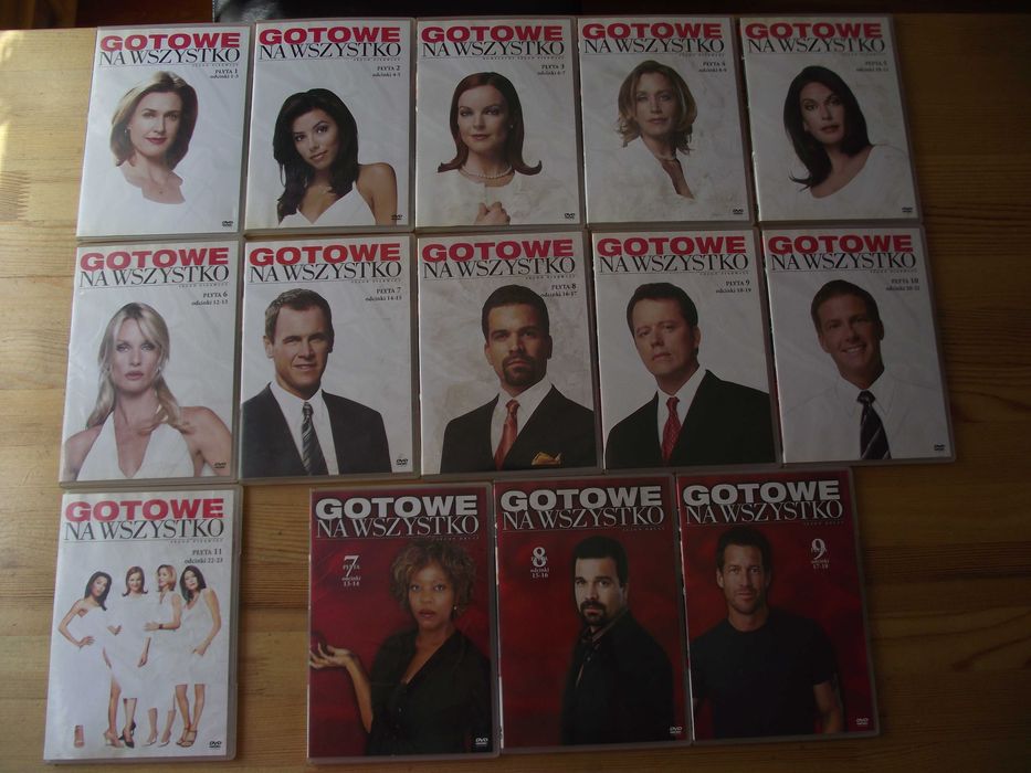 Gotowe na wszystko sezon 1 i 2 dvd, film, serial, kino