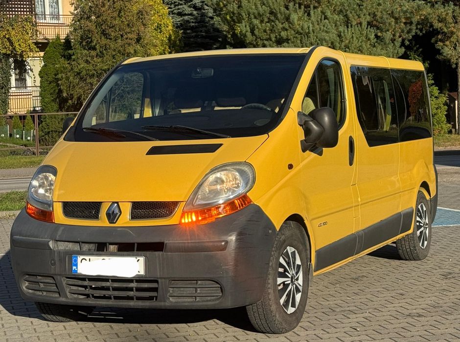 Renault Trafic 1.9 diesel Long 9-osobowy – Klimatyzacja, Serwisowany