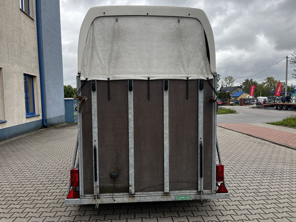 Przyczepa Do Przewozu 2 Koni Bydła Żywca Bukmanka Koniara Koniowóz !!