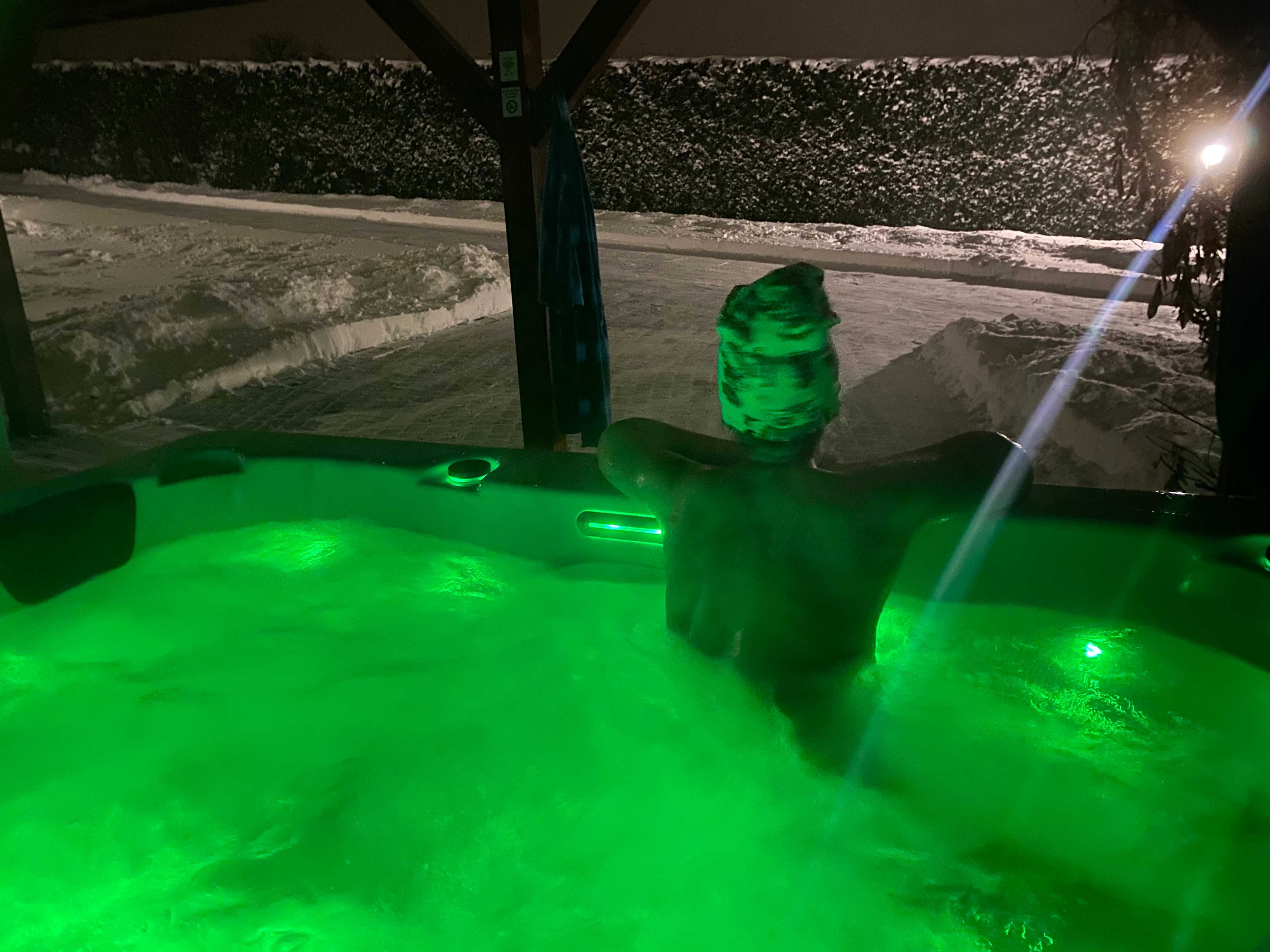 Domek z jacuzzi, sauną i grotą solną na wyłączność.